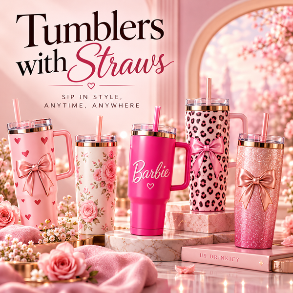 Tumblers with Straws